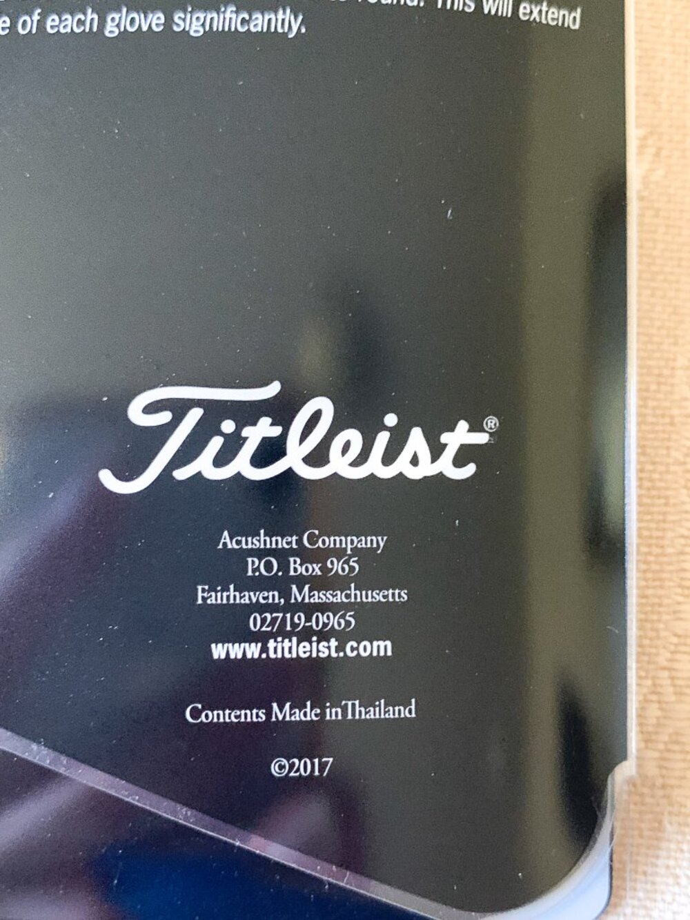 Titleist Women's Golf Glove Left Hand Sz L White Leather Country Club Bear Creek - Picture 4 of 13